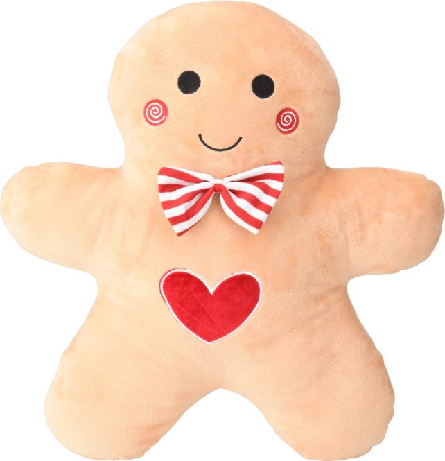 Deko-Kissen LEBKUCHENMÄNNCHEN ca. 43 cm mit Herz günstig online kaufen