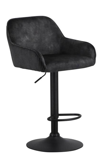 Barhocker 1 Stück höhenverstellbar drehbar DOLLIE H von Hela Anthrazit günstig online kaufen