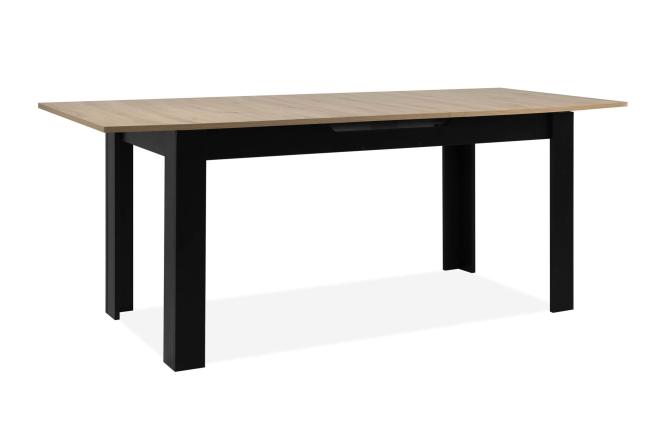 Esstisch ausziehbar mit Liftauszug ca. 160-200 cm Artisan / Schwarz günstig online kaufen