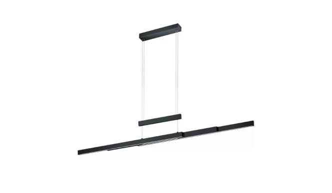 LED-Pendelleuchte 1x45W Matt 1 Stück Metall Schwarz günstig online kaufen