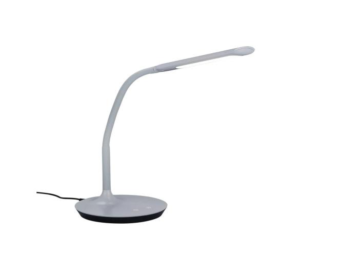 LED-TOUCH-Tischleuchte inkl. 4-fach TOUCH 1 Stück Kunststoff Grau günstig online kaufen