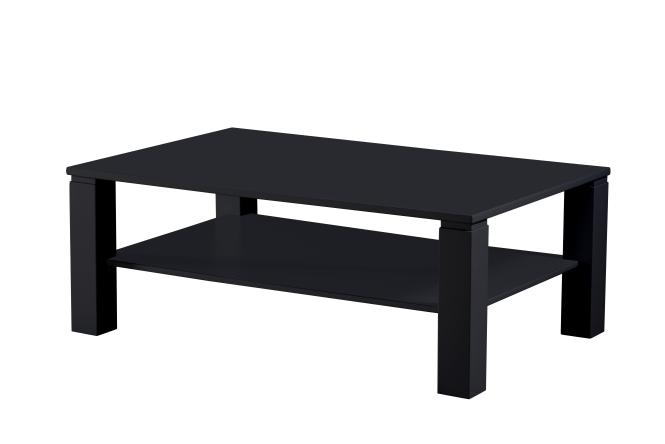 Couchtisch ca. 110x70x41 cm Schwarz Matt Lack günstig online kaufen