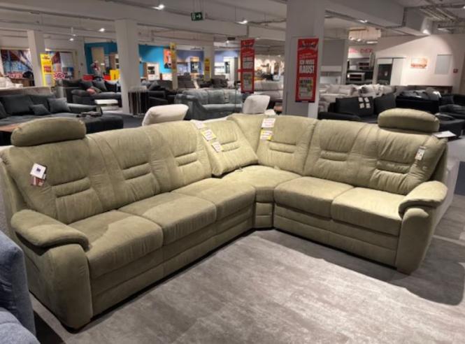 Neumarkt Abverkauf Ecksofa Grün günstig online kaufen