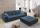 Big-Sofa MEDINA von JOB Samt dunkelblau - 2