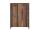 Kommode 86 cm breit CLIF von Forte Old-Wood Vintage / Beton - 2