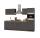 Küchenblock 290 inkl E-Geräte von PKM autark Induktion (3 tlg) MAILAND von Held Möbel Graphit / Eiche Sonoma - 3