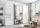 Schwebetürenschrank 270 cm breit mit Spiegel und Schubladen Weiß SAIGON - 3