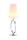 Tischlampe Bounty 125 Weiß / Chrom von Kayoom - 3