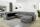 U Form Wohnlandschaft mit Schlaffunktion und Bettkasten 344 cm breit Grau IVORNO - 3