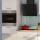 Küchenblock 290 inkl E-Geräte, Kühlschrank von PKM autark (4 tlg) MAILAND von Held Möbel Weiss / Eiche Sonoma - 4