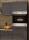 Küchenblock 290 inkl E-Geräte von PKM autark (3 tlg) MAILAND von Held Möbel Graphit / Eiche Sonoma - 4