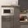 Küchenblock 310 inkl E-Geräte von PKM (5 tlg) MAILAND von Held Möbel Graphit / Eiche Sonoma - 4