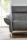 Ledersofa 3-Sitzer Grau 224 cm breit mit Relaxfunktion Lodi - 4