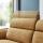 Sofa Industrial Stil Lederoptik mit Relaxfunktion 287 x 180 cm Ocker Braun Morelli - 5