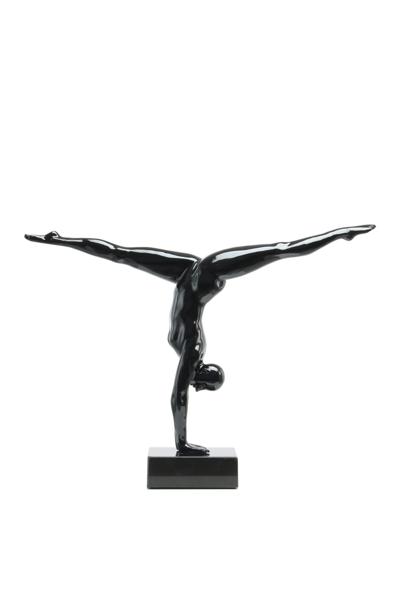 120 Schwarz Skulptur von Athlete Kayoom