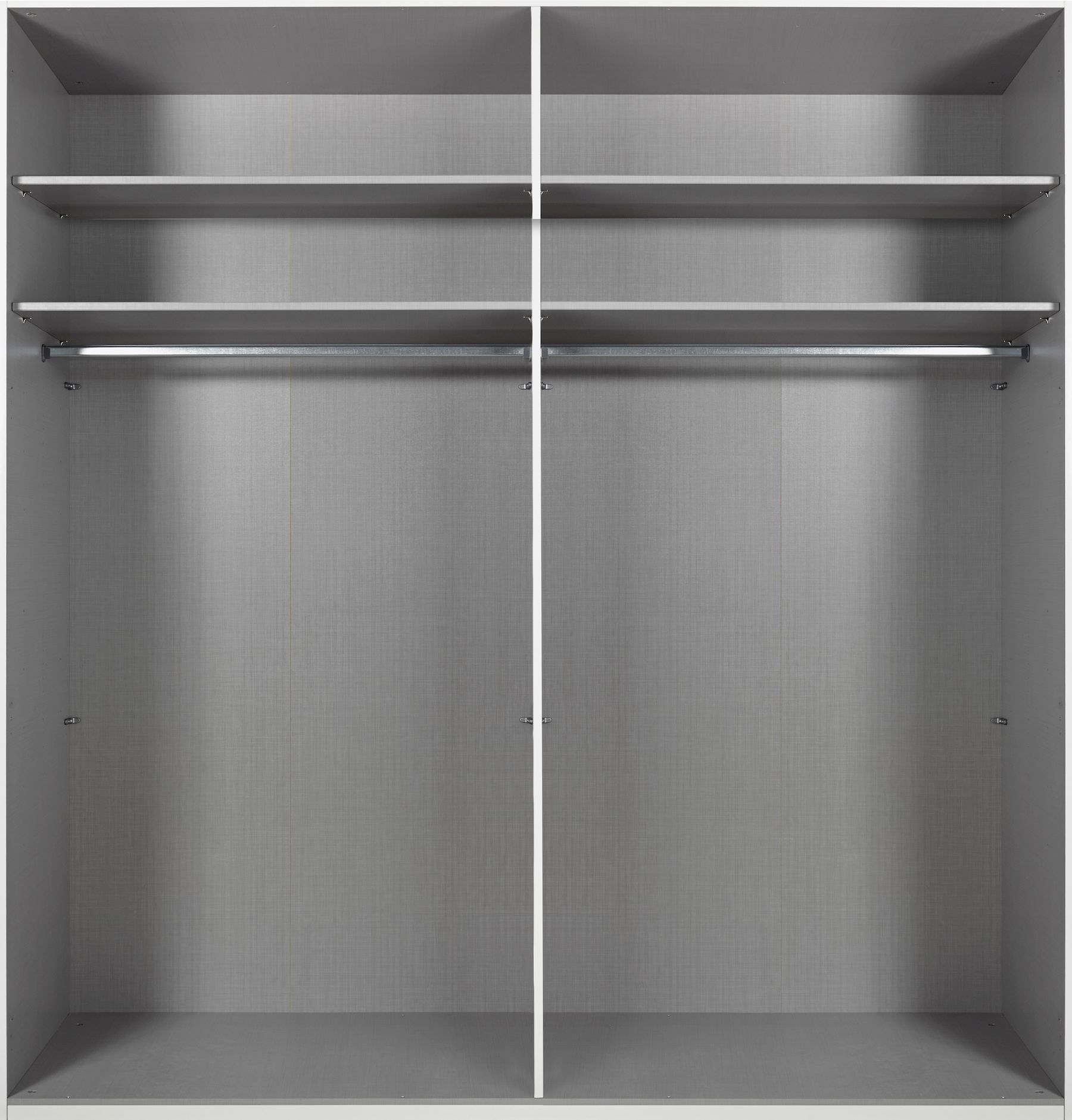 Schwebetürenschrank 2-trg 180cm breit ALTONA 1 von Wimex Graphit / Glas Grey