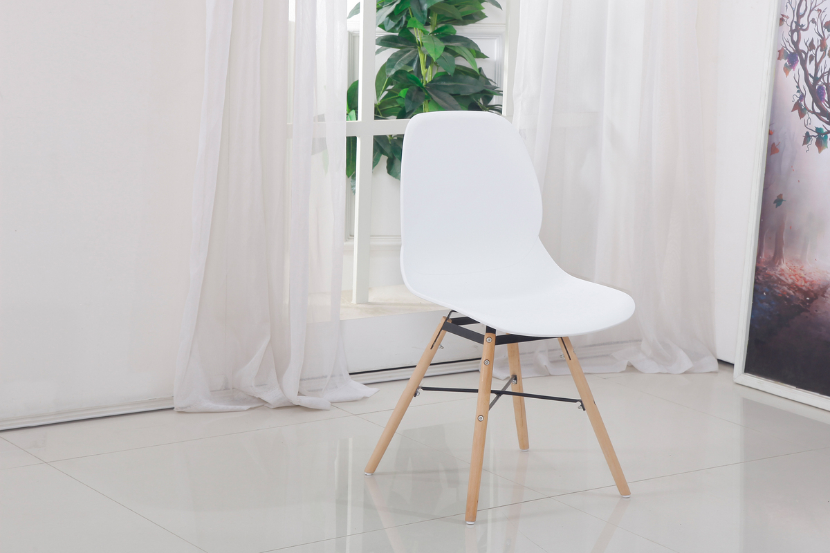 Stuhl Amy 110 2er-Set Weiß von Kayoom